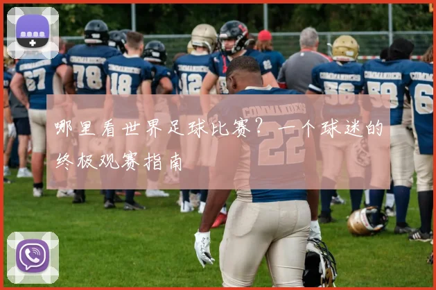 哪里看世界足球比赛？一个球迷的终极观赛指南